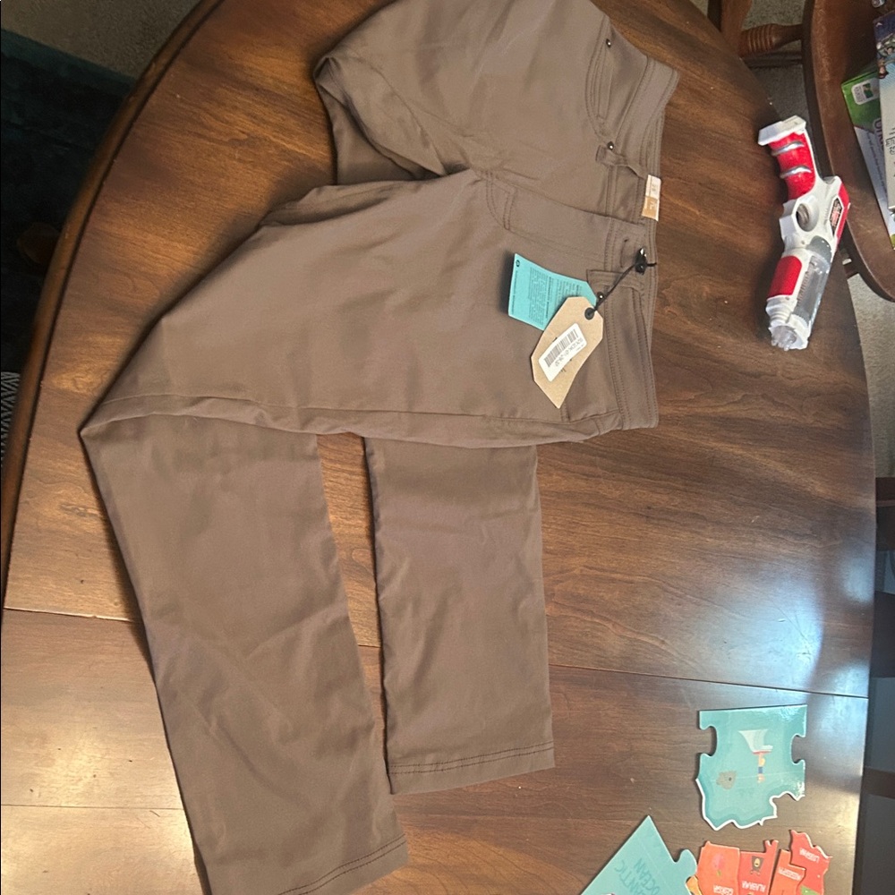 Prana Earthy Brown Brion Pants-size 28-slim